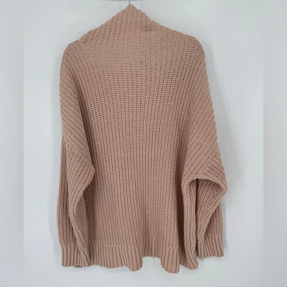 Aerie Womens Soft Knit Cowl Neck Sweater - Beige Size XL - Picture 2 of 5